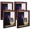 4 Pack: 18" x 24" Walnut Shadow Box by Studio Décor®